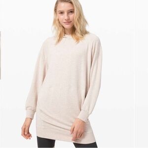 Lululemon Seek Stillness Hoodie Heathered Cashew Lightweight XS/S